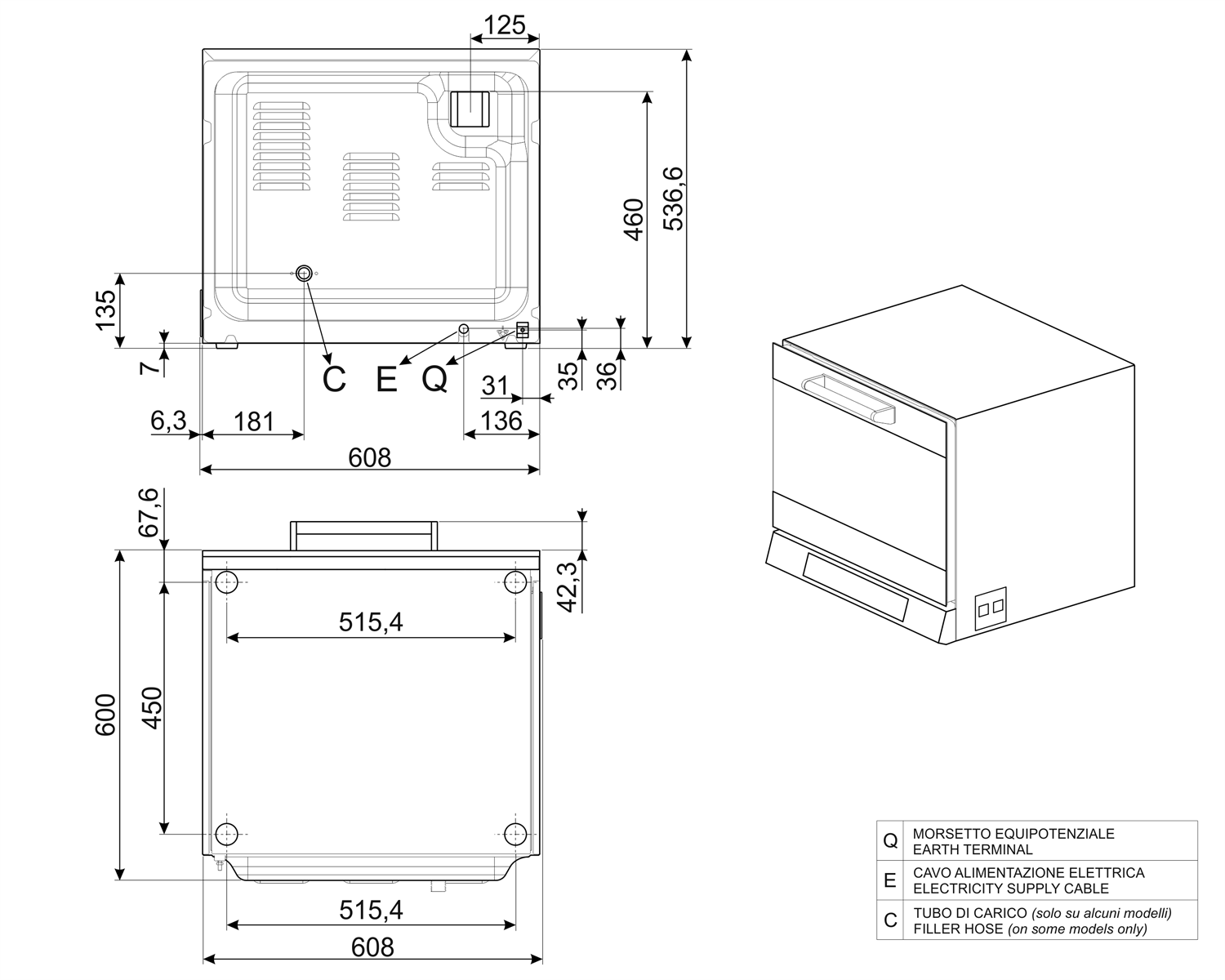SMEG ALFA43XE1HDS Multifunktionsugn - 4 bleck - 5