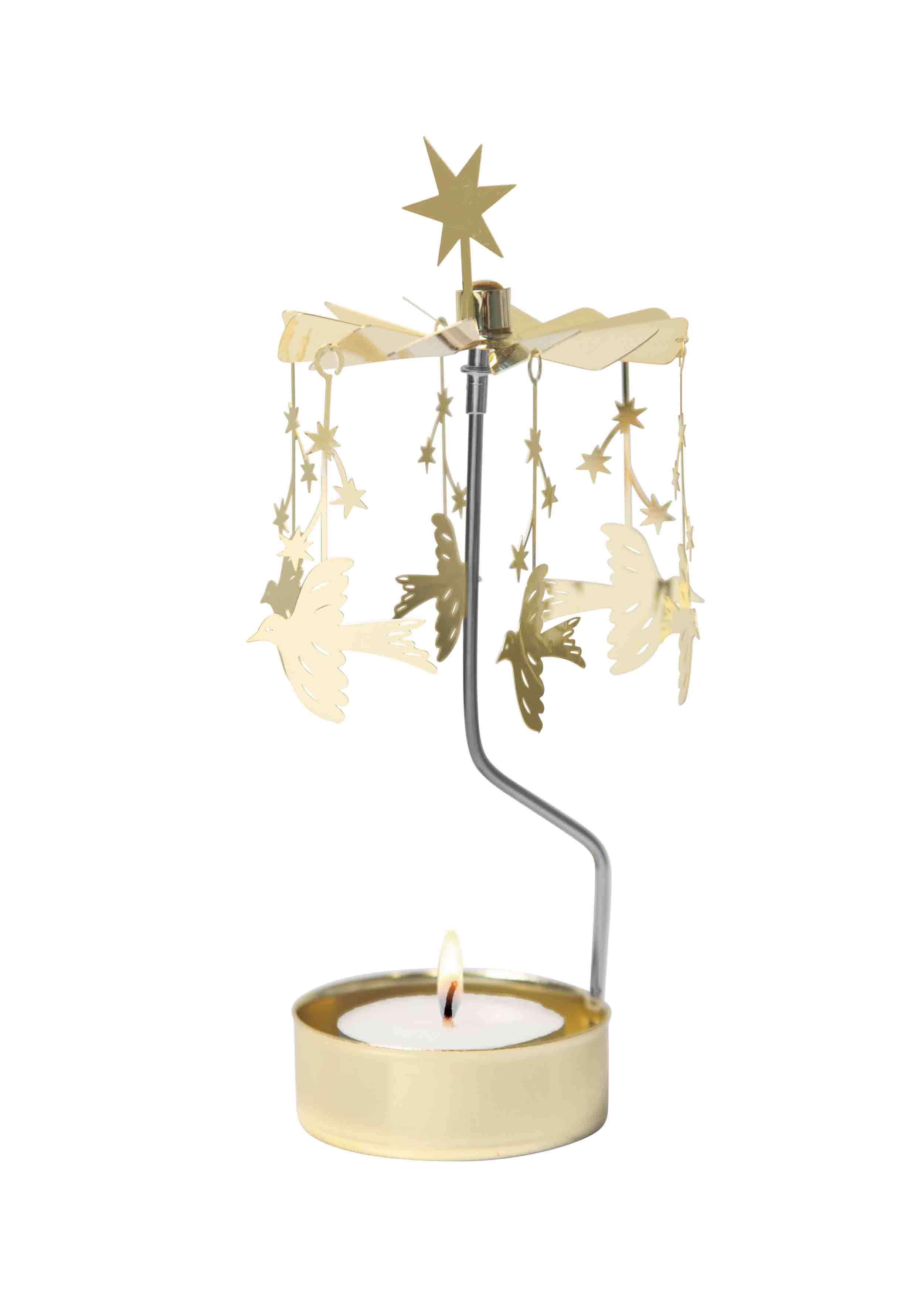 TEALIGHT SPINNER STARLING - 2