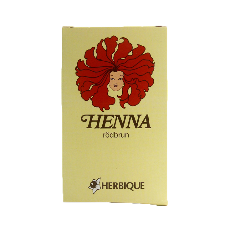 Henna pulver rödbrun 125g Herbique