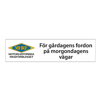 Banderoll med tryck