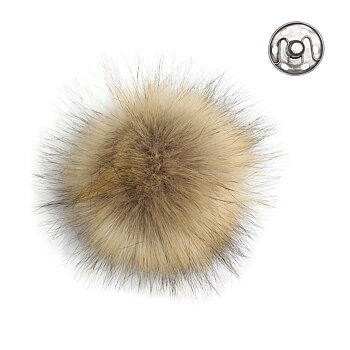 Pompon - Natur 10cm