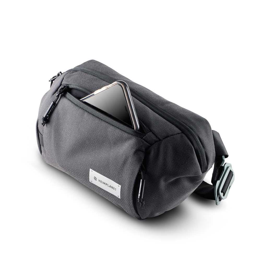 Sling/höftväska - HEIMPLANET Transit Sling Pocket XL Black - 4
