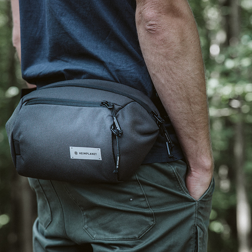Sling/höftväska - HEIMPLANET Transit Sling Pocket XL Black - 6