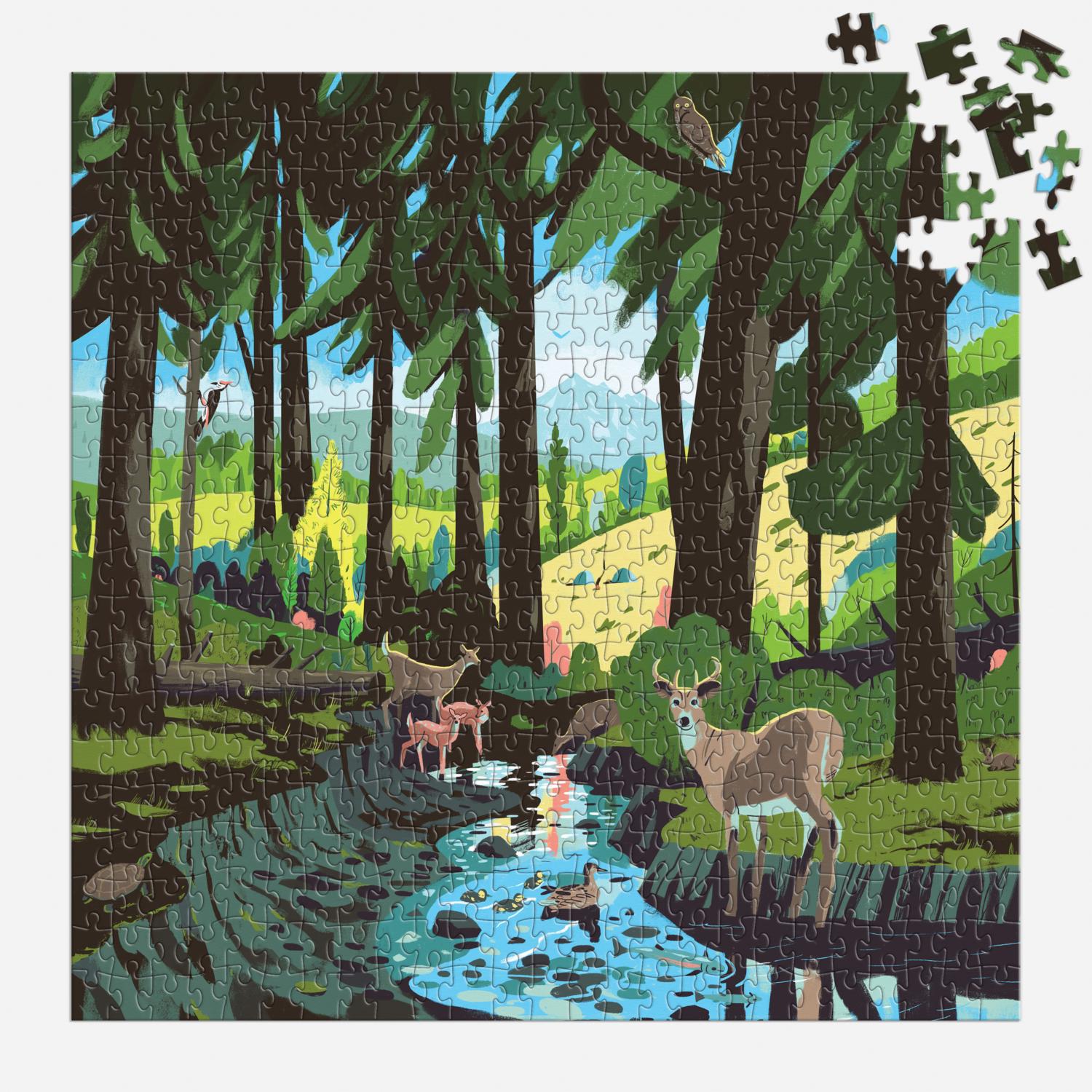 Woodland Pass Puzzle: 500 Pieces - 2