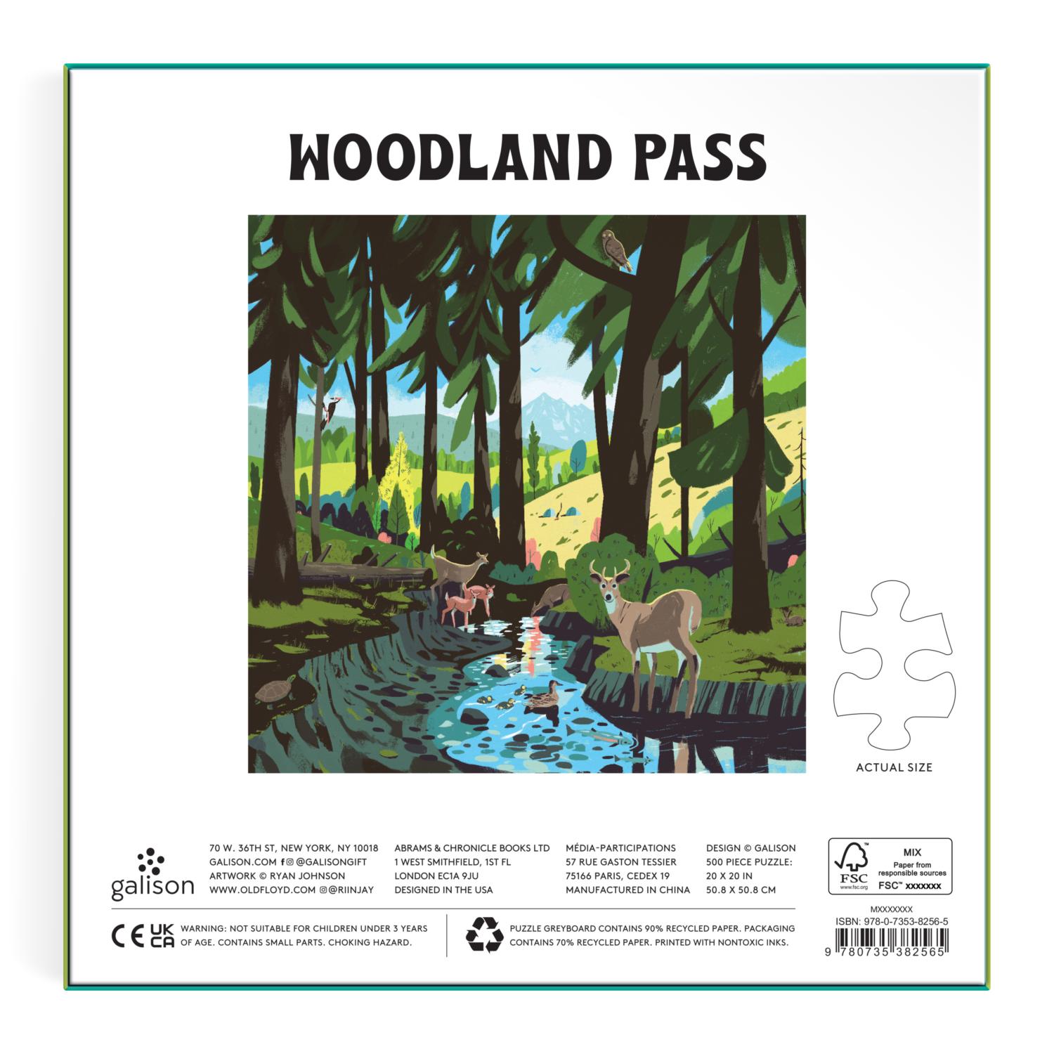 Woodland Pass Puzzle: 500 Pieces - 4