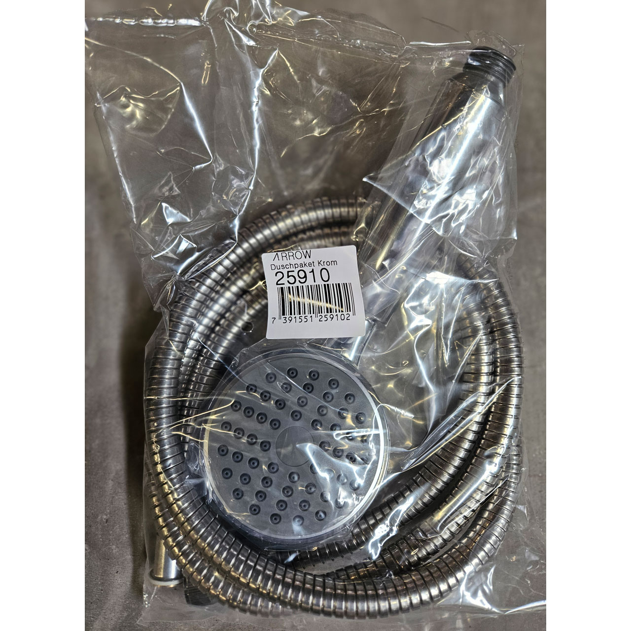 AquaN-Spray dusjpakke (plastpose, krom, 1 spraytype) - 2