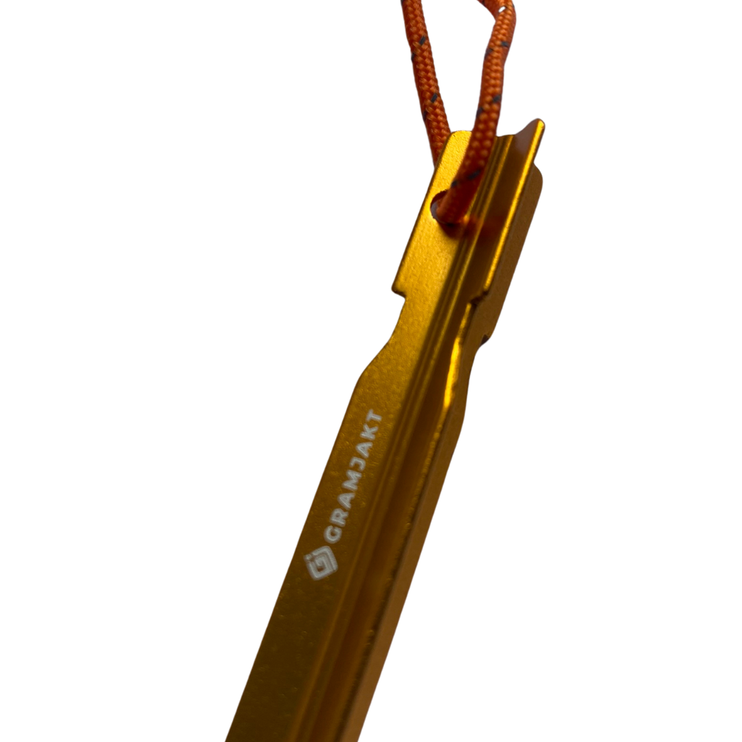 Gramjakt tent peg 18 cm Yellow - 3