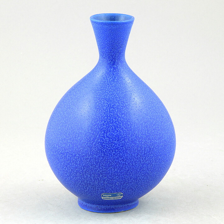 Berndt Friberg (Selecta 1960s) Blue Classic Vase 13 cm (2)