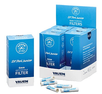 Vauen Dr. Perl Junior Pipfilter 6mm 30 st