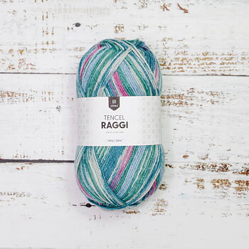 Järbo Tencel raggi 100g 25012 Stickor nr 3mm Stickfasthet 25 m/10 cm