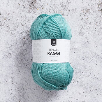 Järbo Tencel raggi 100g 25005 Stickor nr 3mm Stickfasthet 25 m/10 cm
