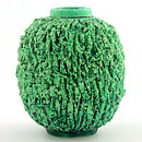 Gunnar Nylund (1936) Green Hedgehog Vase 12 cm (2)