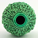 Gunnar Nylund (1936) Green Hedgehog Vase 12 cm (2)