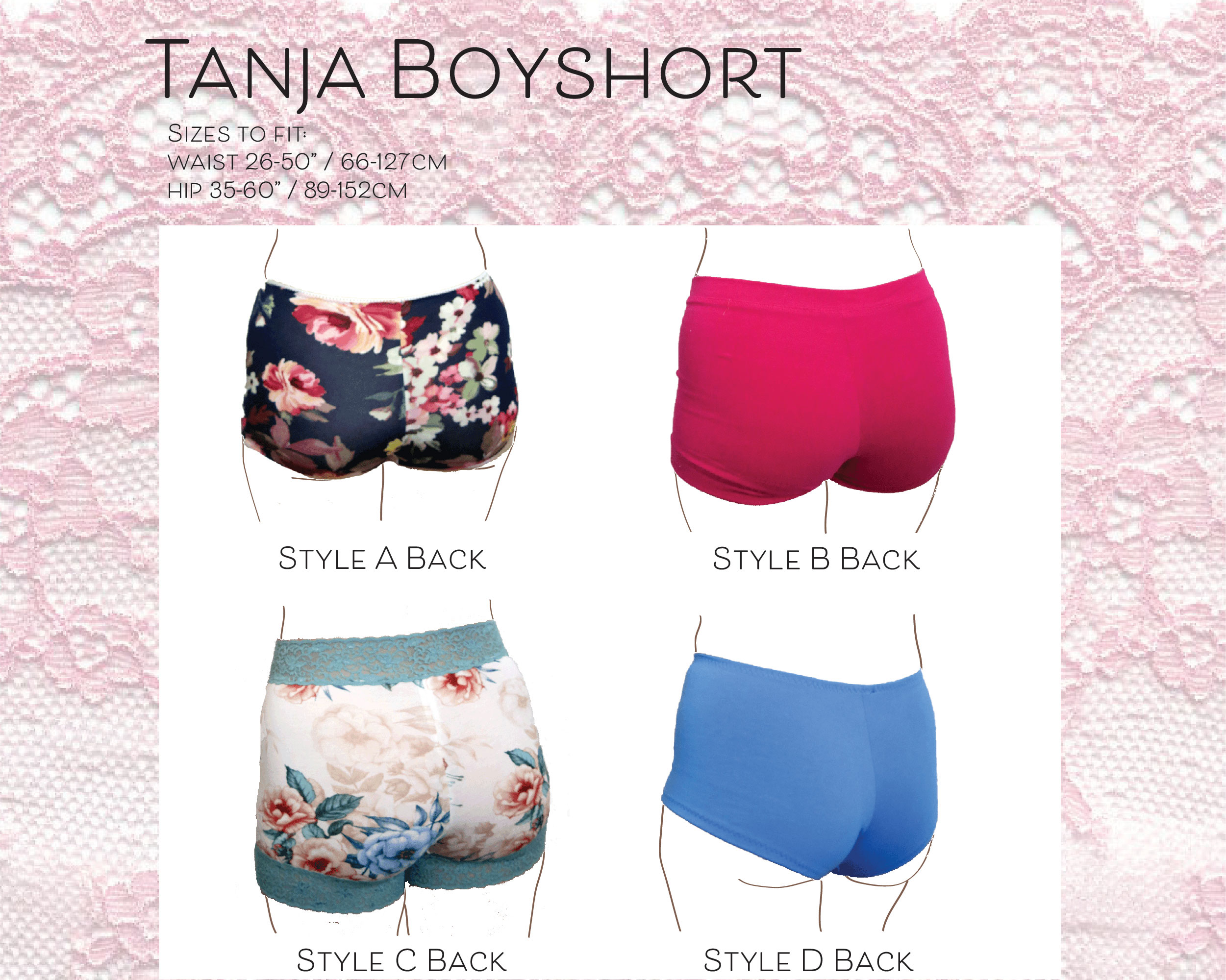 Pattern Boyshorts Tanja - PDF