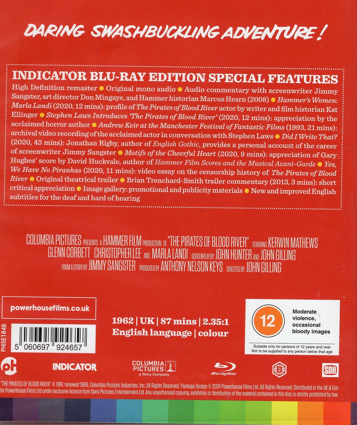 The Pirates of Blood River (ej svensk text) (Blu-ray) - 2