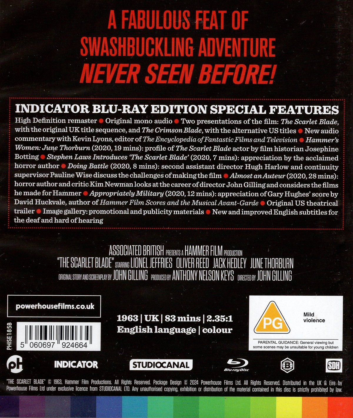 The Scarlet Blade (ej svensk text) (Blu-ray) - 2