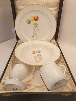 Bing & Gröndahl frukostservis för barn 1930-tal