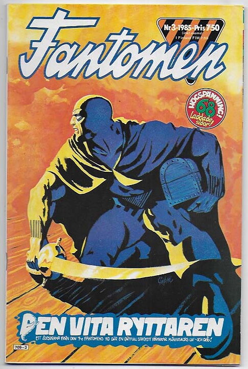 Fantomen 1985 Nr 3 FN/VF Dubbelt Omslag