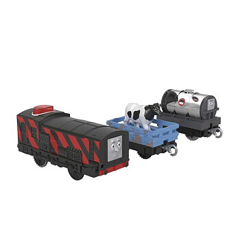 Diesel som snakker engelsk (TrackMaster med motor)
