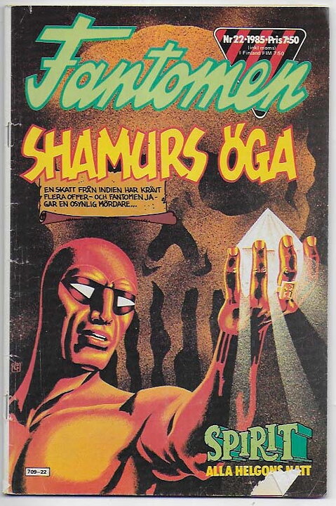 Fantomen 1985 Nr 22 GD Klotter/Pren-ex