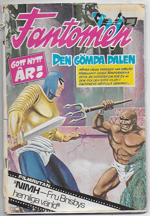 Fantomen 1983 Nr 1 FR Löst Omslag