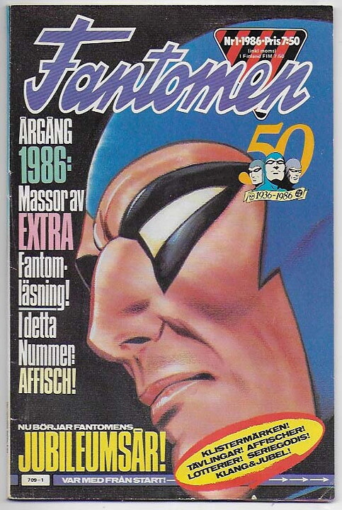 Fantomen 1986 Nr 1 VG
