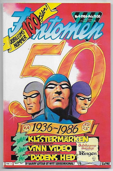 Fantomen 1986 Nr 4 VF-