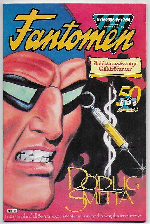 Fantomen 1986 Nr 16 VF/NM