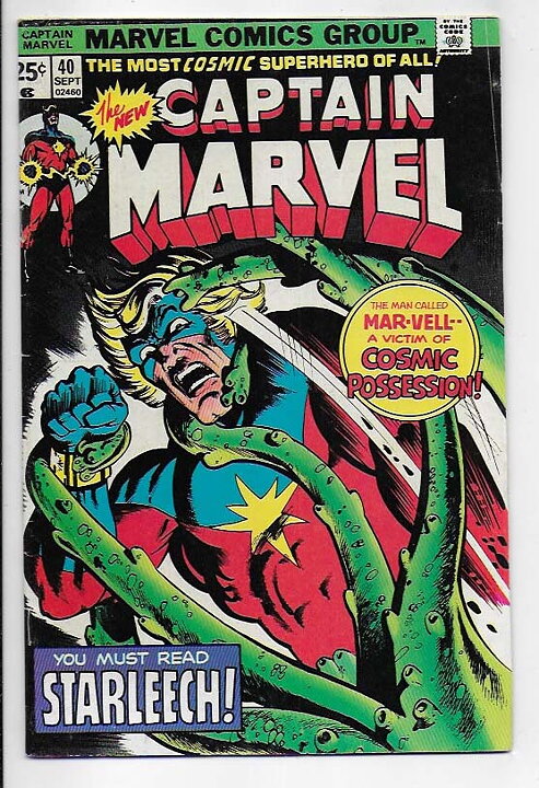 Captain Marvel # 40 VG/FN