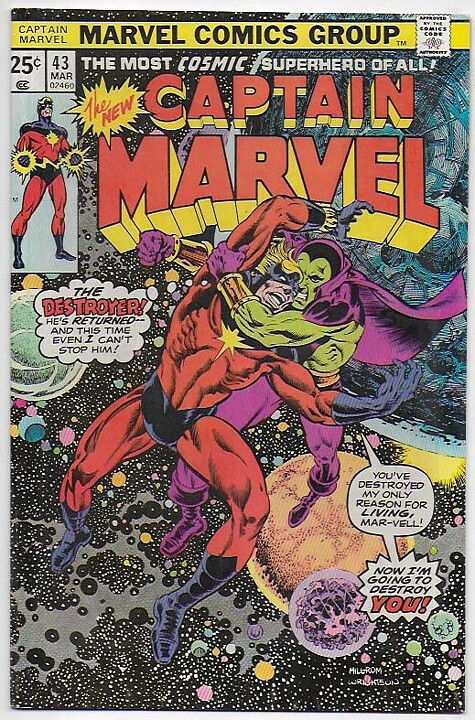 Captain Marvel # 43 VF/NM