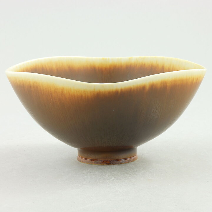 ベルント・フリーベリ  一点もの  茶色のボウル  Bowl  (12cm)  1973年