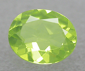 Piedra preciosa peridoto, ovalada 6x5 mm calibrada, peridoto natural de primera calidad - 3