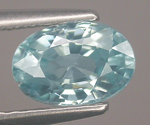 Impresionante piedra preciosa de circón azul natural con brillo superior de 1,17 ct