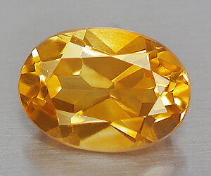 Very nice 7.1x5.1mm oval natural citrine gemstone