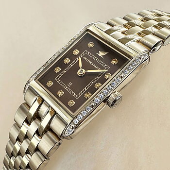 H&B Gala Pavé, Gold & Brown