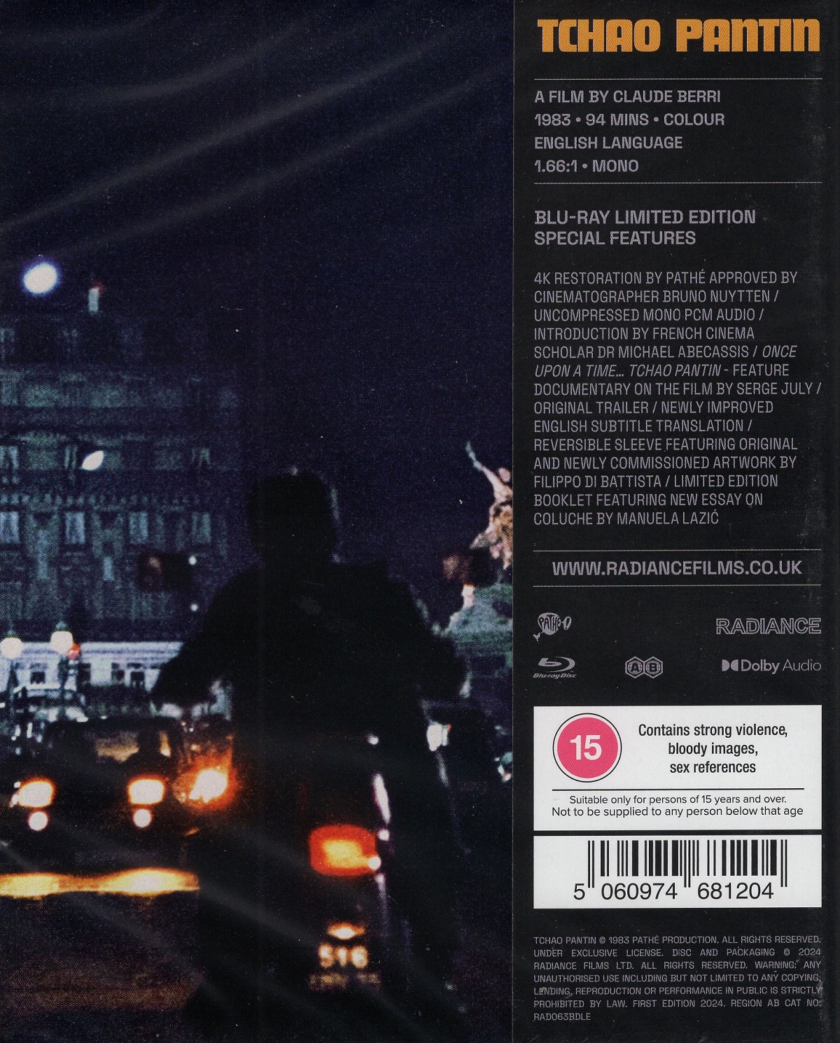 Tchao Pantin (Limited Edition) (ej svensk text) (Blu-ray) - 2