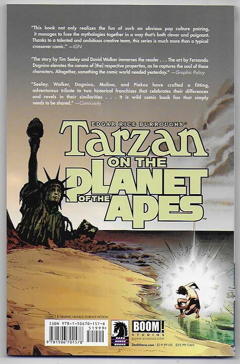 Tarzan on The Planet of The Apes TP NM Solblekt på ryggen