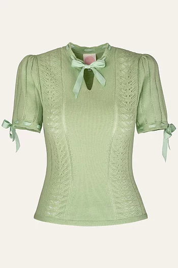 The Coquette Keyhole Top