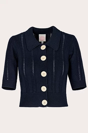 The Contrast Cardigan