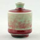 Berndt Friberg (1965) Unique Vase with Celadon/Oxblood Glaze 4,5 cm