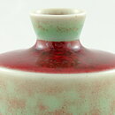 Berndt Friberg (1965) Unique Vase with Celadon/Oxblood Glaze 4,5 cm