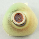 ベルント・フリーベリ  一点もの  青緑/赤茶色のボウル  三角形  4,5cm  1960年代