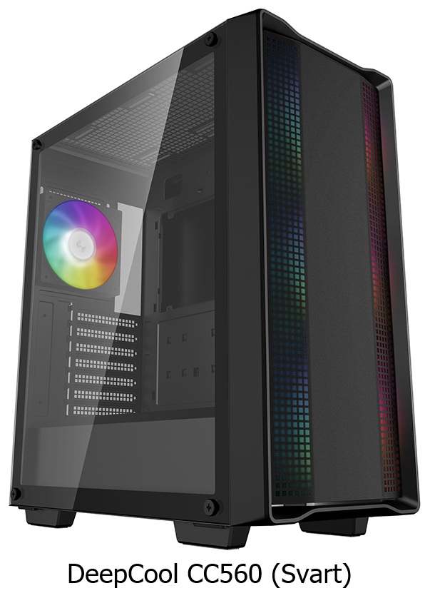 DeepCool CC560 ARGB V2 (Svart)