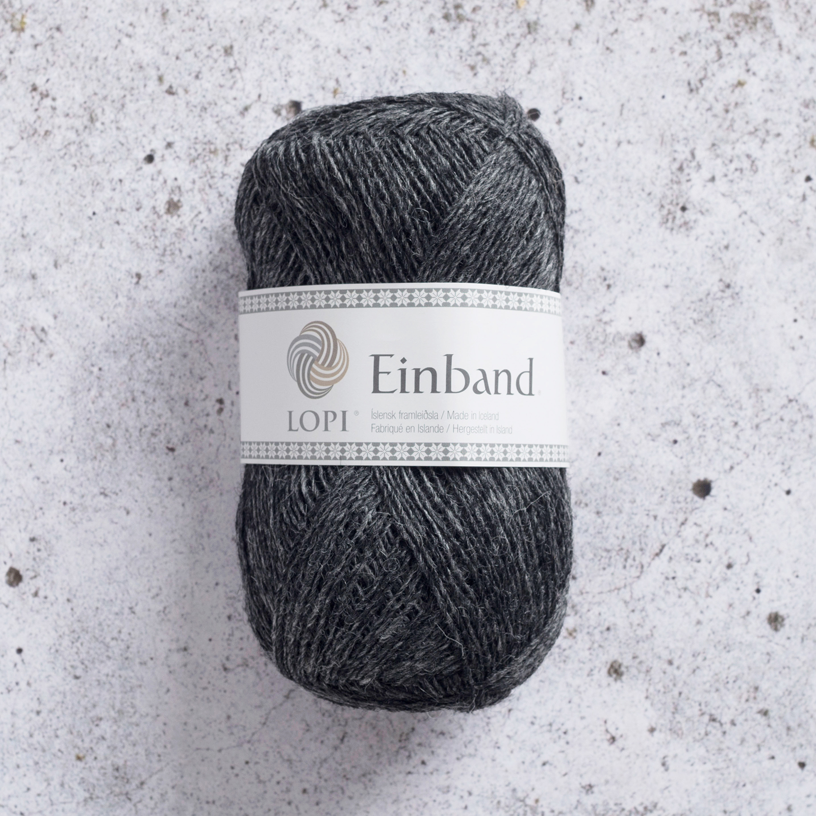 9103 Dark grey heather Einband