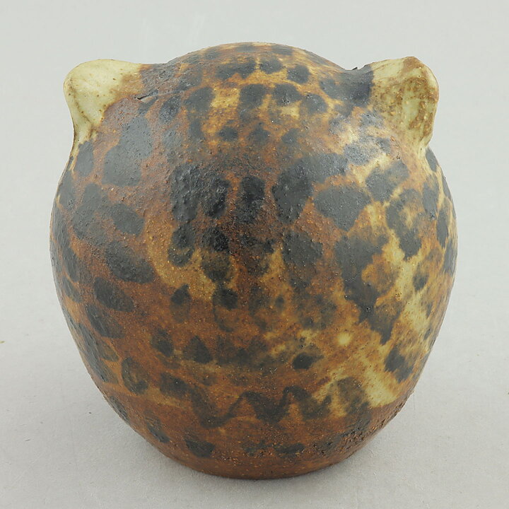 ジョセフサイモン  ブラウン/イエローのフクロウ  9cm  1970年代