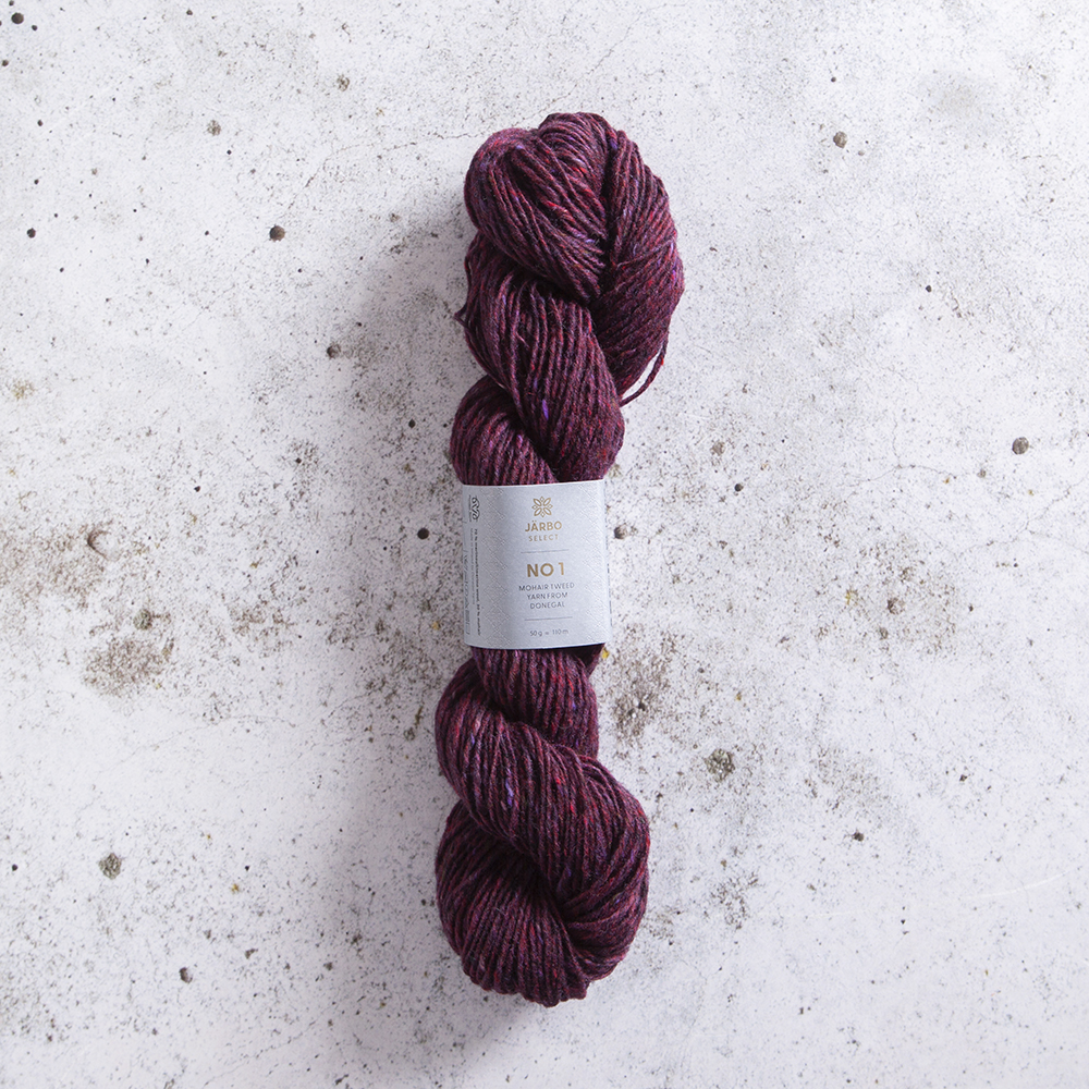 22314 Brambleberry jam,  Select No1 Mohair tweed 50g