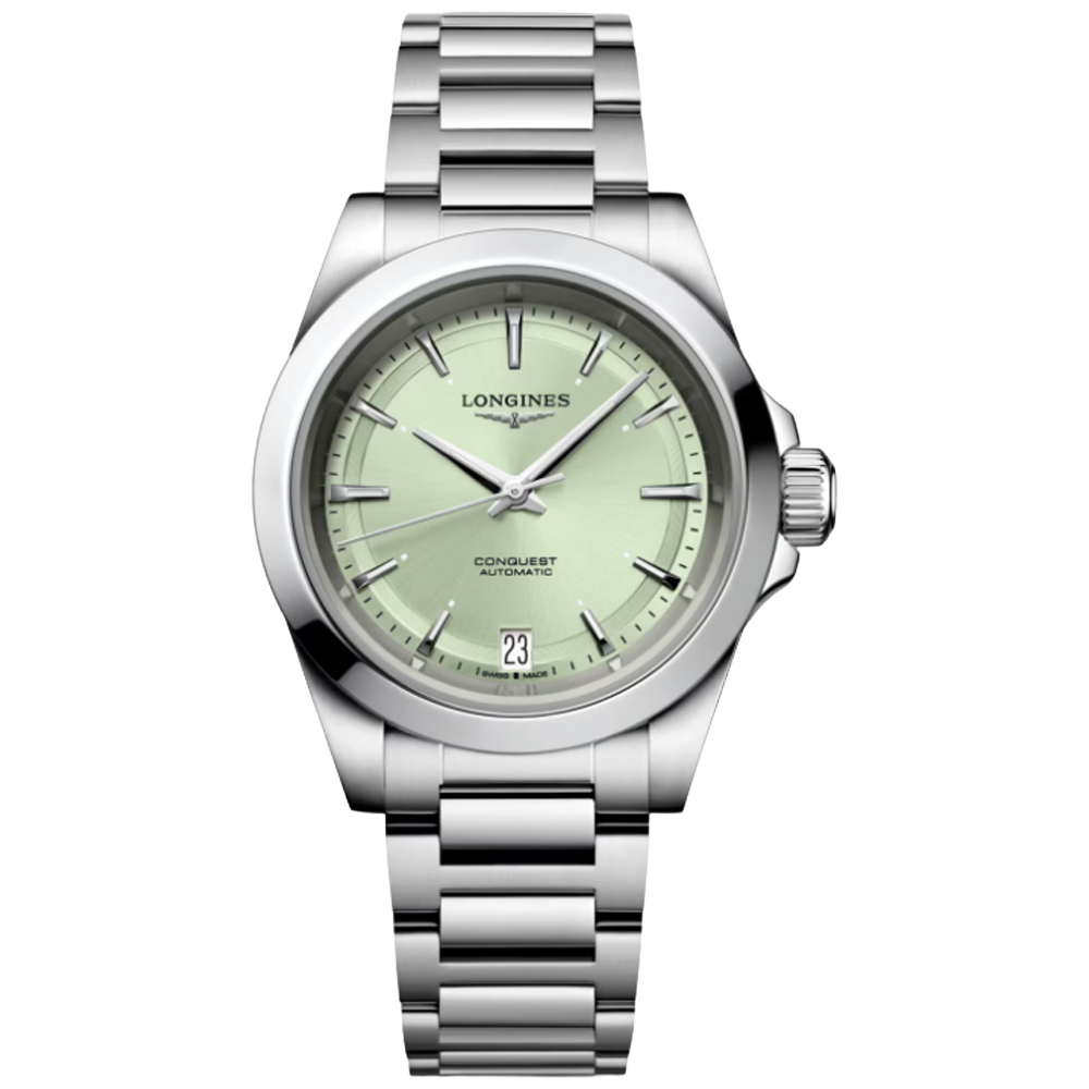 L3.430.4.02.6 Longines Conquest ljusgrön 34 