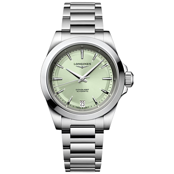 L3.430.4.02.6 Longines Conquest ljusgrön 34 