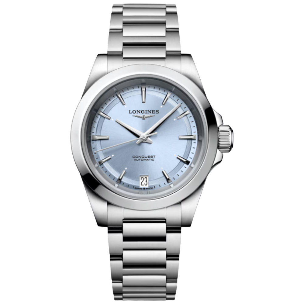 L3.430.4.92.6 Longines Conquest ljsublå 34 