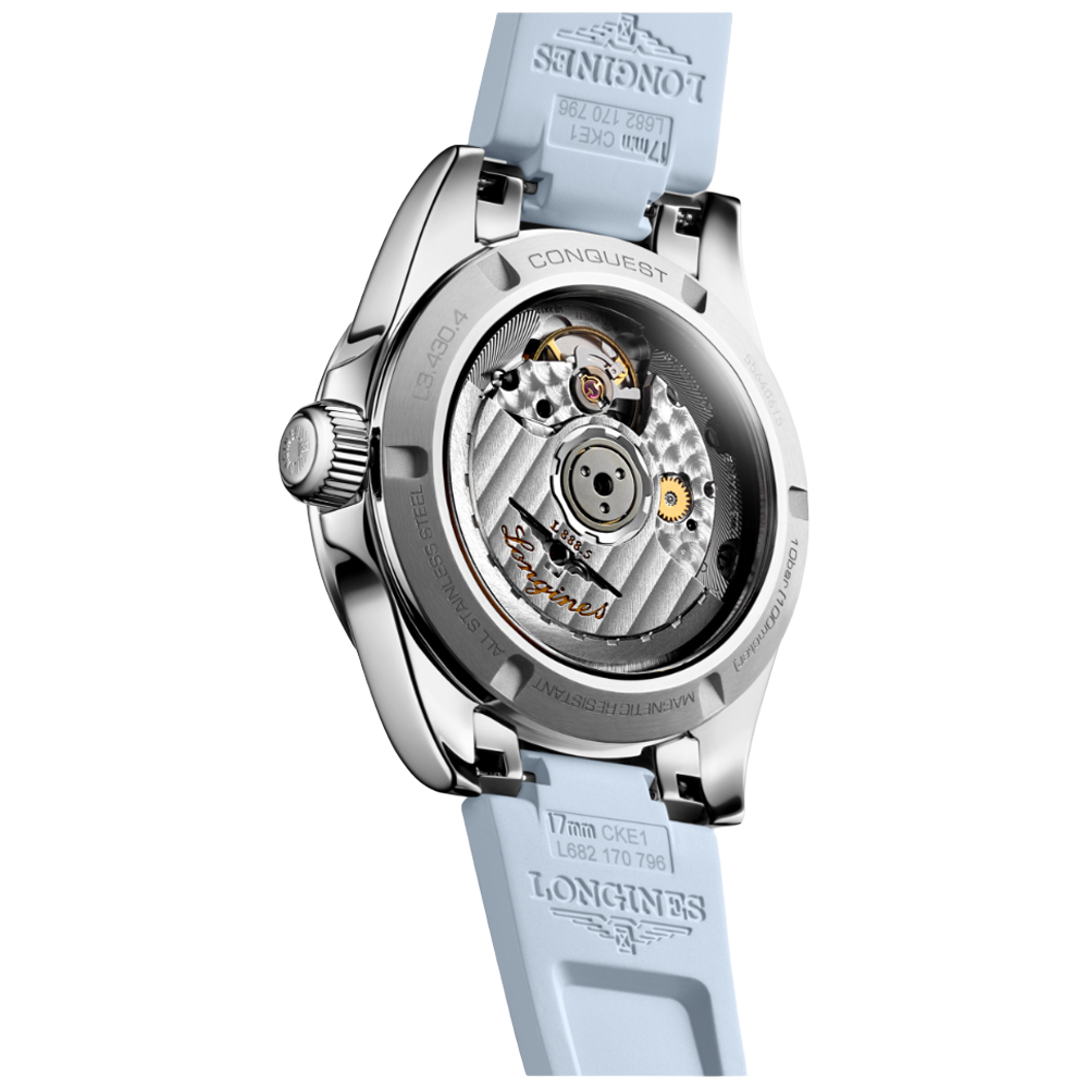 L3.430.4.92.9 Longines Conquest ljsublå 34 